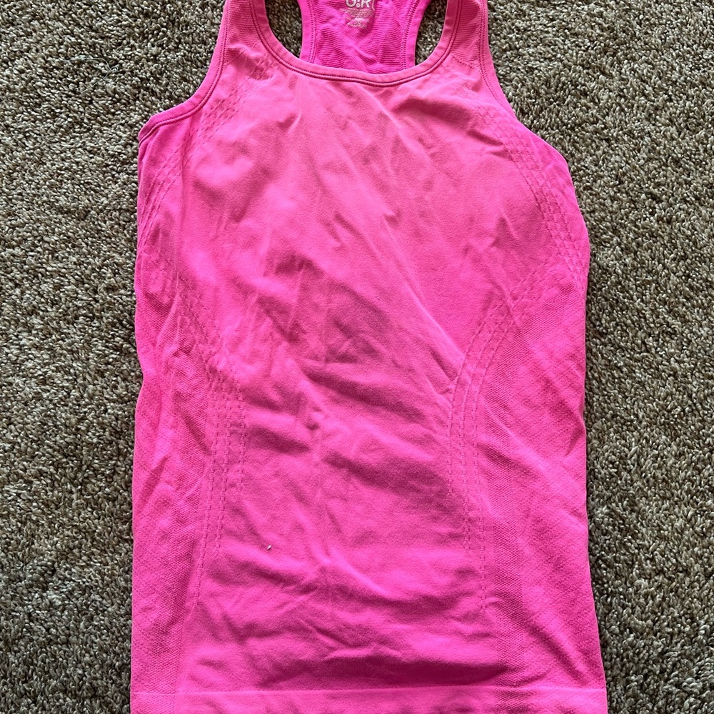 Athleta Fuchsia Racerback Tank - Picture 2 of 4